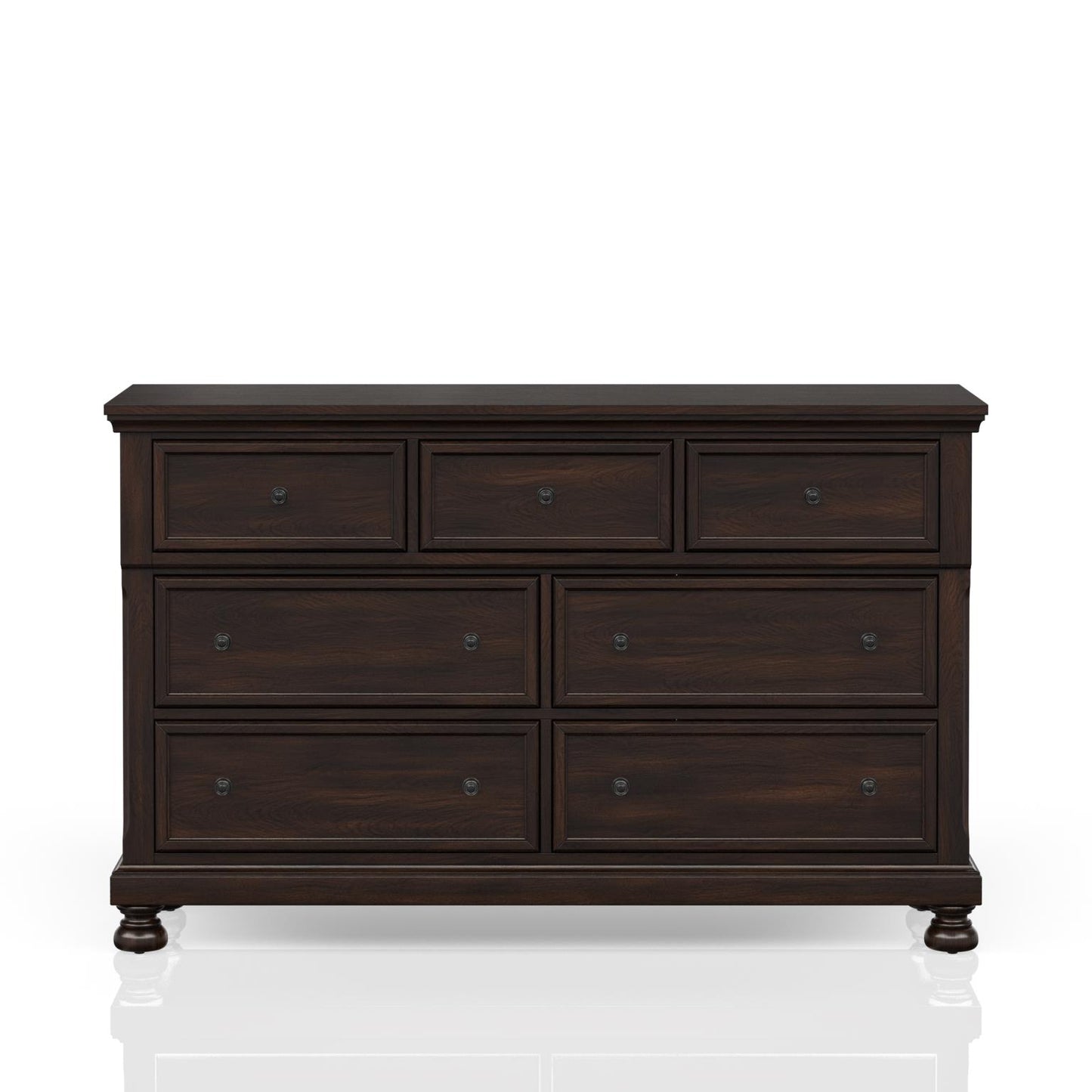 Prescott Cherry Storage Queen Sleigh Bedroom Set