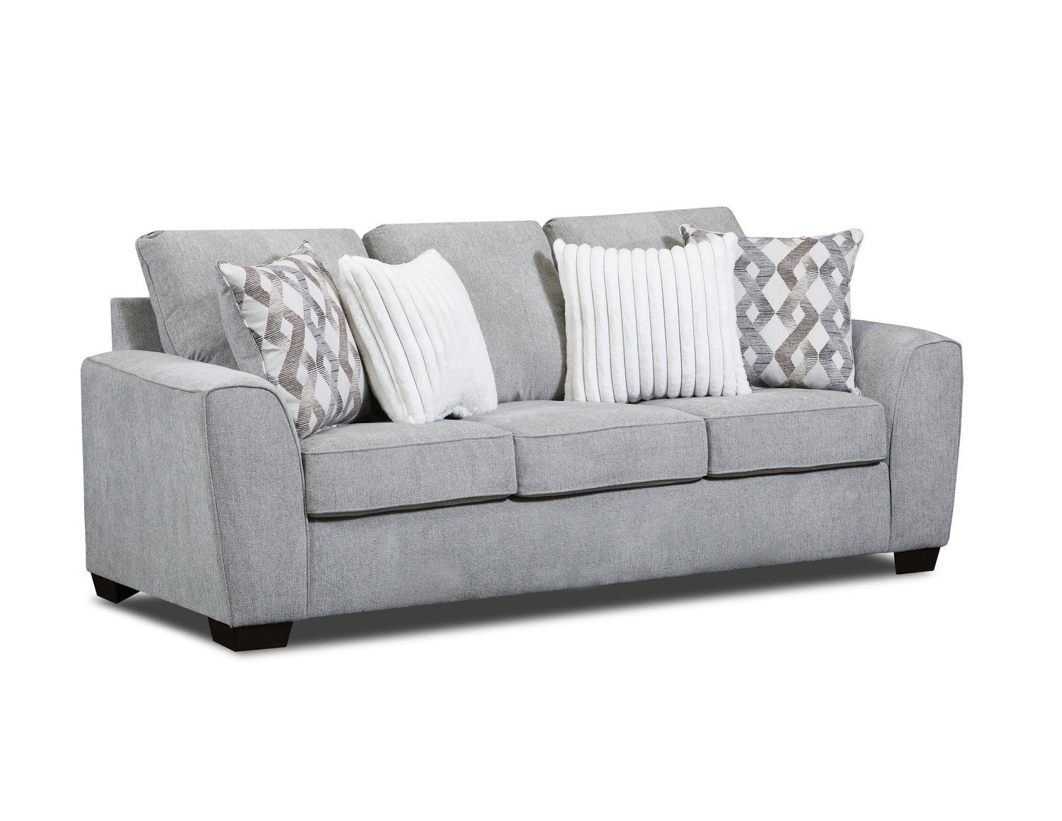 Roman Steel Sofa and Loveseat