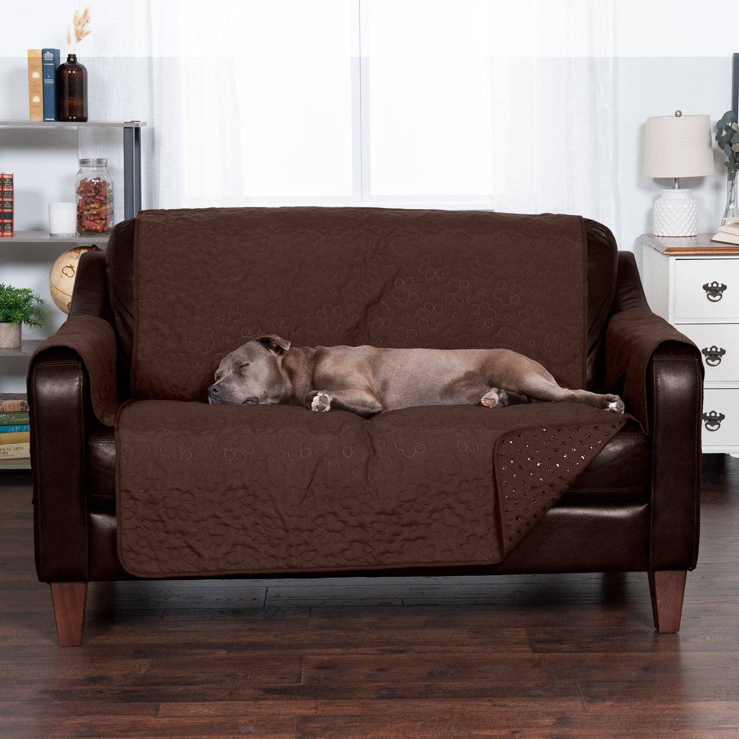Non-Skid Back Waterproof Furniture Protector: Sofa / Gray