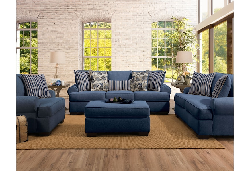 Atlantic Blue Sofa and Loveseat