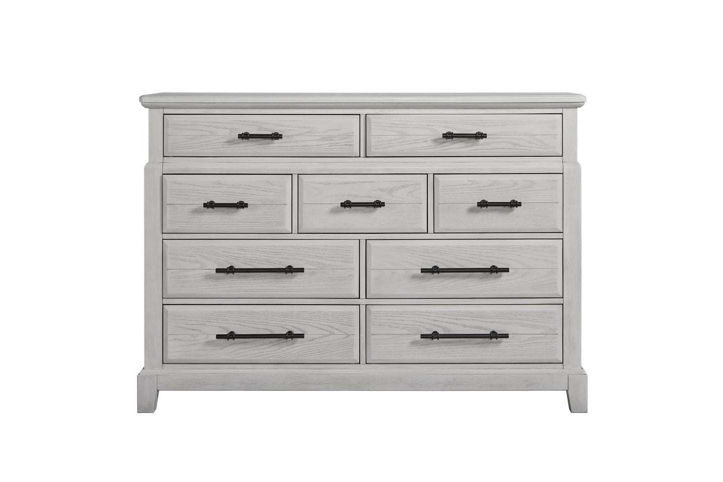 Farmhouse Bellamy Lane Whitewash Queen Size Bedroom Set