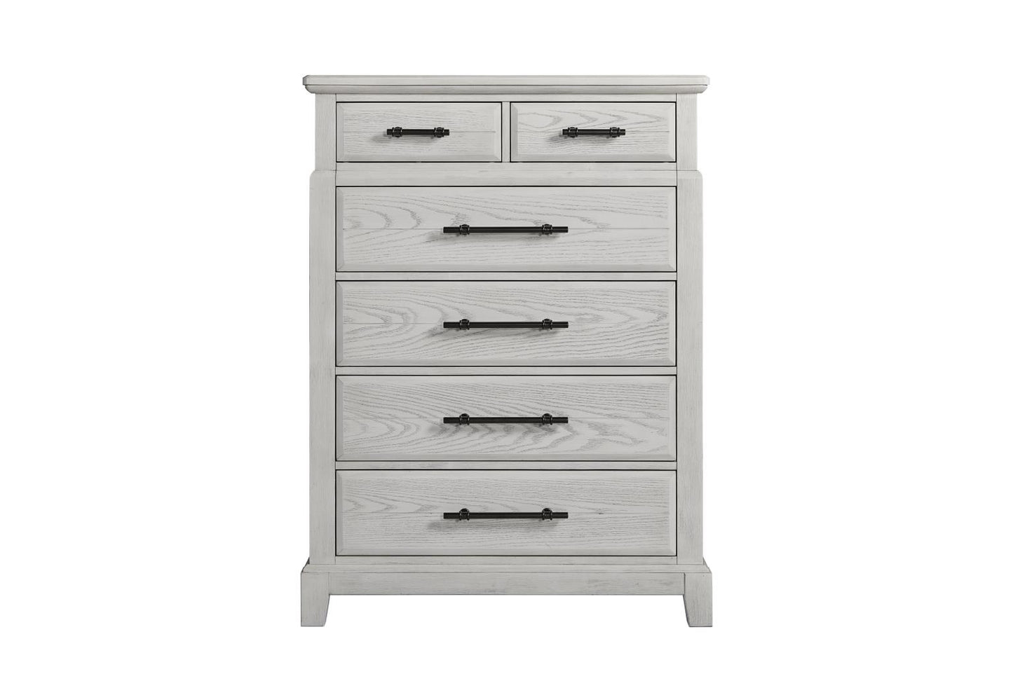 Farmhouse Bellamy Lane Whitewash Queen Size Bedroom Set