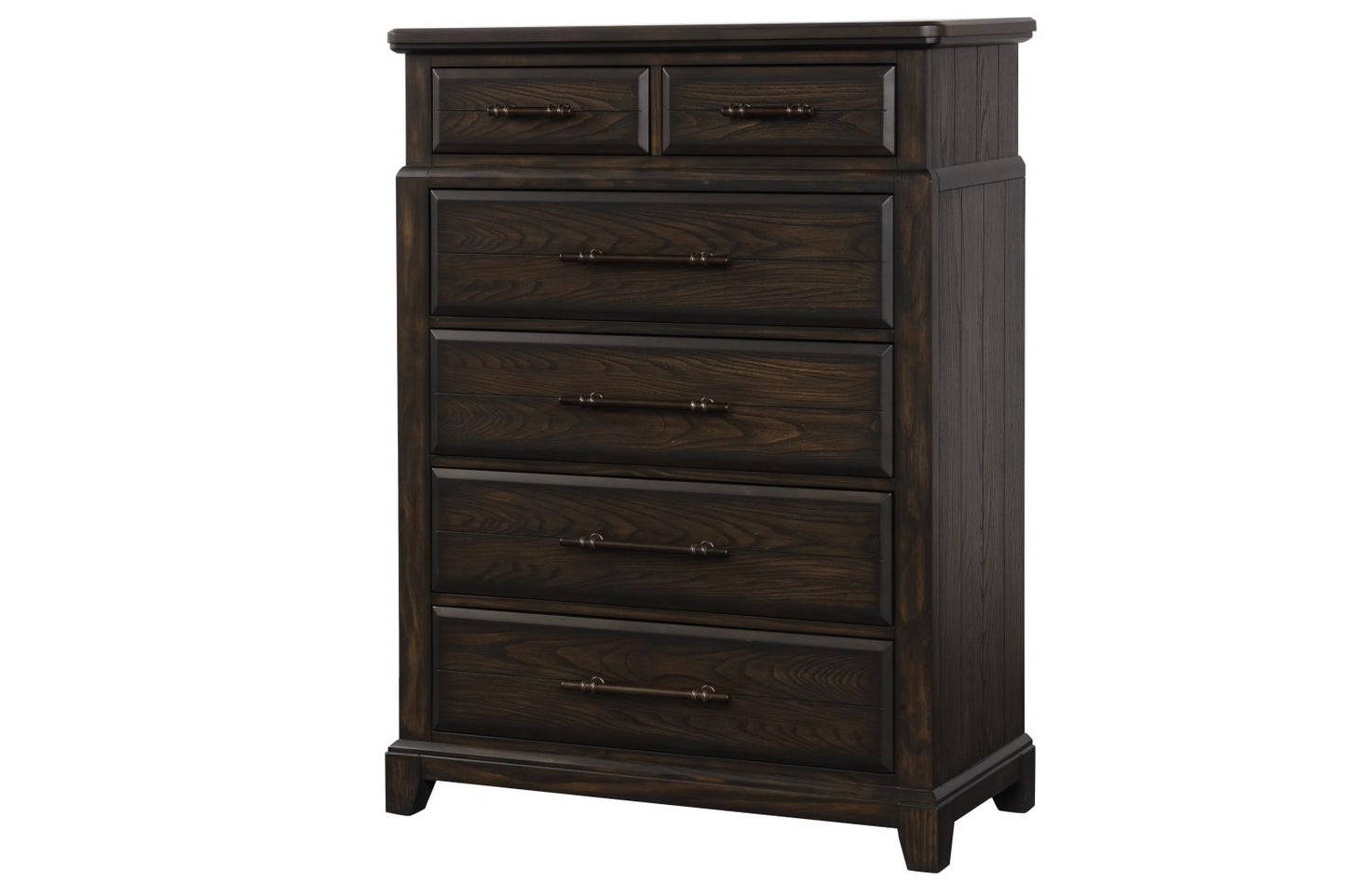 Farmhouse Bellamy Lane Coffee Brown Queen Size Bedroom Set