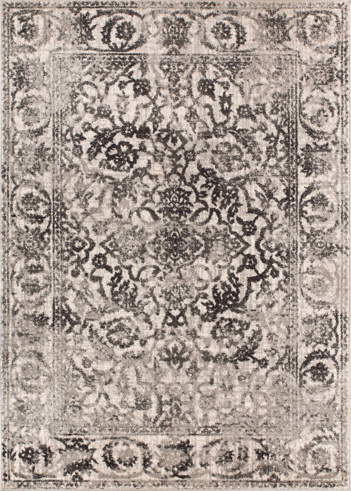 Sheffield Grey Traditional Rug: 9'3" x 12'6"