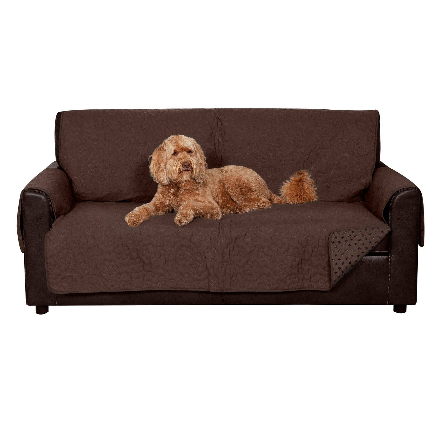 Non-Skid Back Waterproof Furniture Protector: Loveseat / Gray