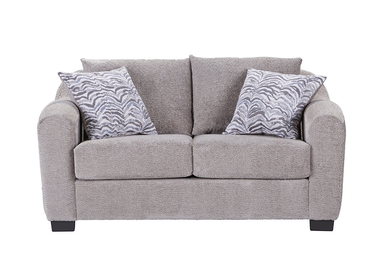 Compton Mushroom Sofa and Loveseat