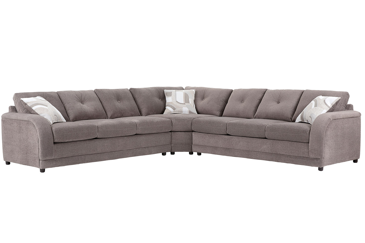 Fossil Large Wedge Sectional with Sleeper Option