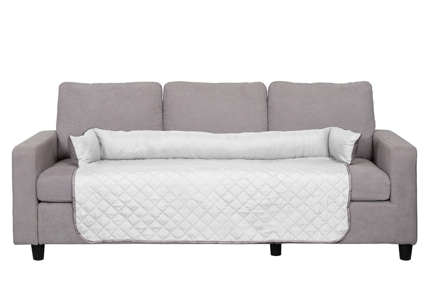 Sofa Buddy Pet Bed Furniture Cover: Medium / Gray/Mist