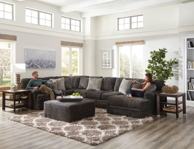 Goliath Smoke Gray Sectional with Chaise