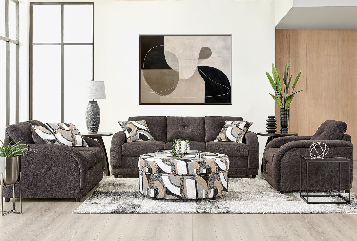 Cruiser Earth Sofa and Loveseat