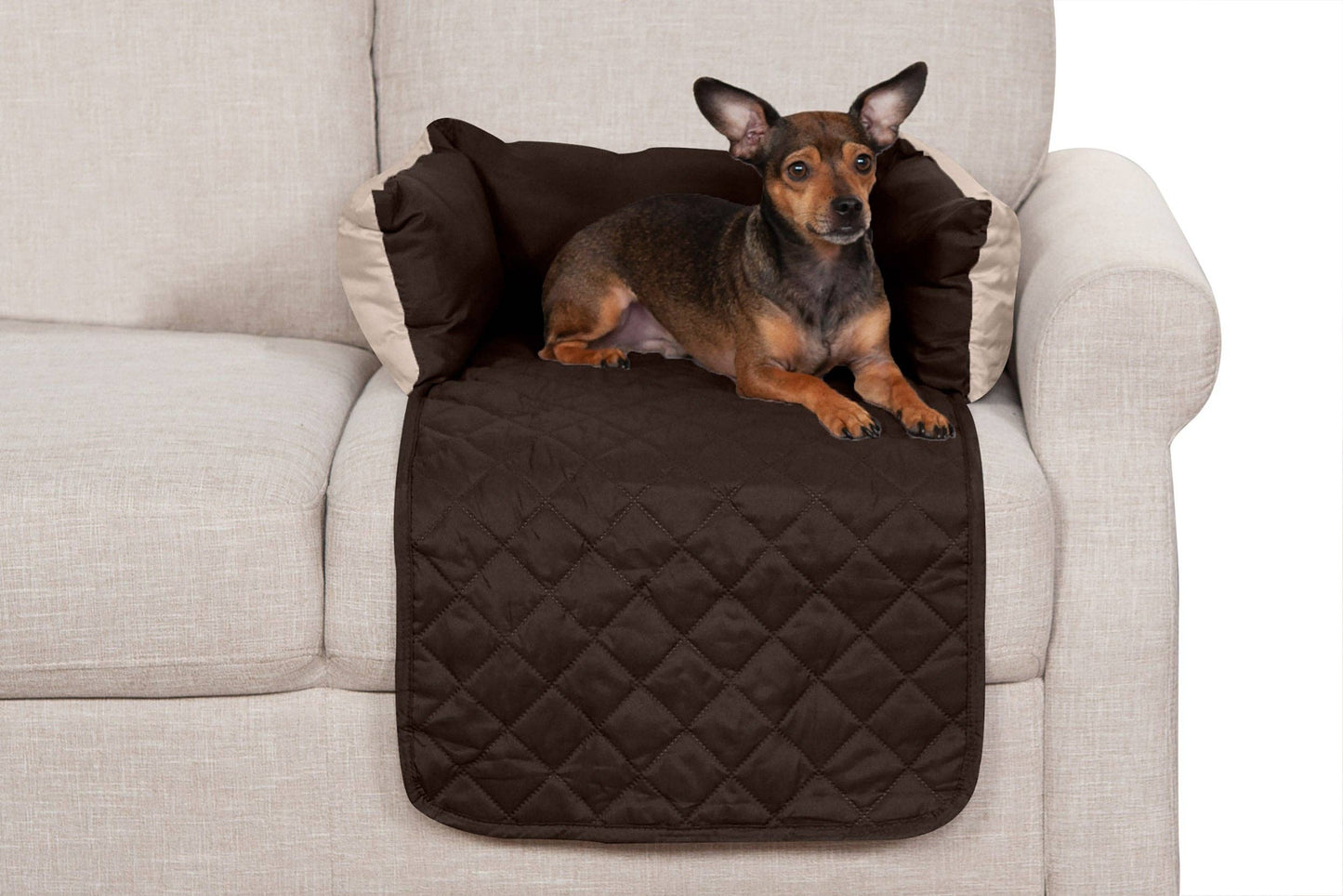 Sofa Buddy Pet Bed Furniture Cover: Medium / Gray/Mist