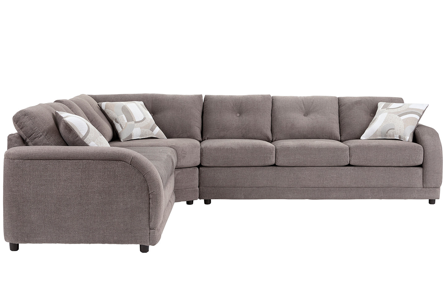 Fossil Large Wedge Sectional with Sleeper Option