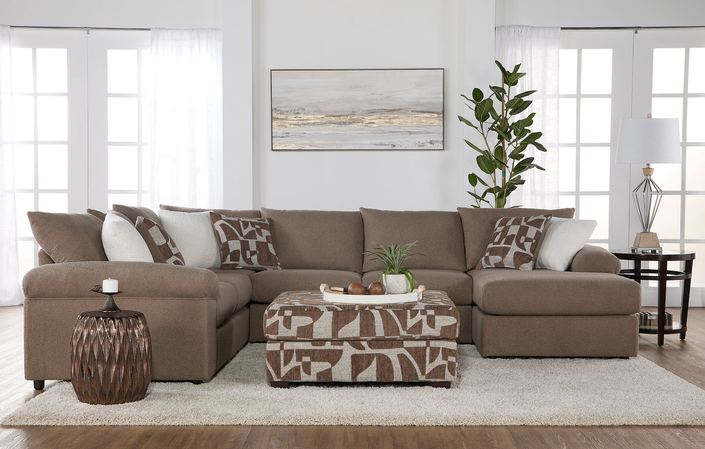 Cush Putty Right Side Chaise Sectional