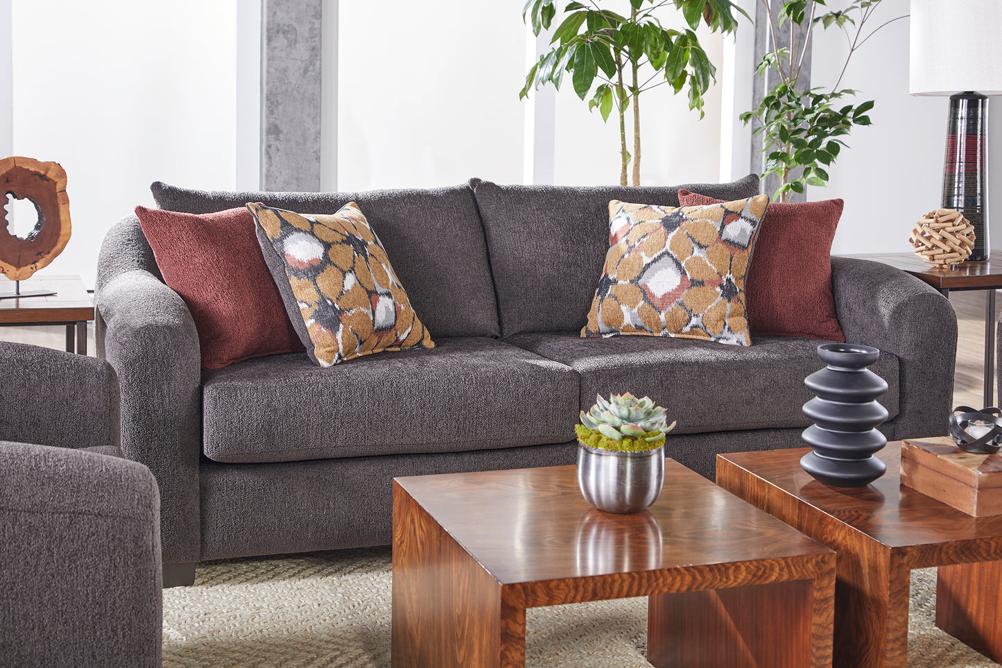 Merino Tundra Sofa and Loveseat