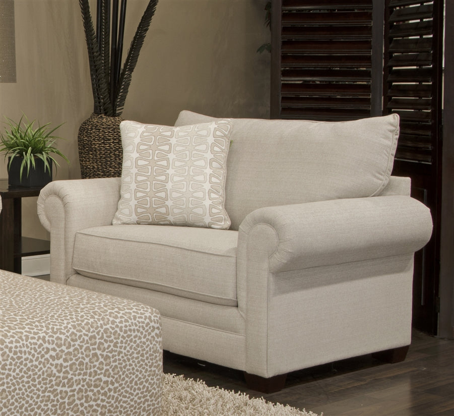 Havana Linen Snow Sofa and Oversize Chair