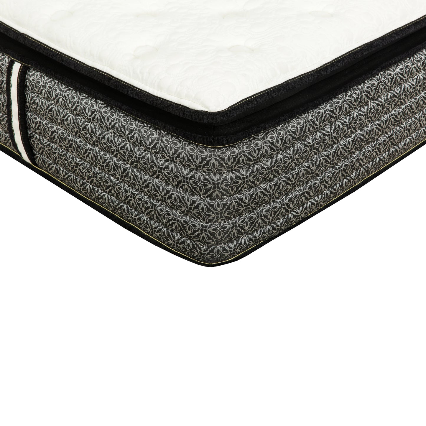 14 Inch Majesty Hybrid Pillow Top Queen Size Mattress and Foundation Set