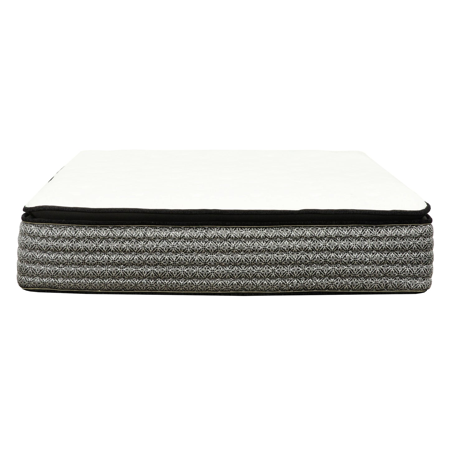 14 Inch Majesty Hybrid Pillow Top Queen Size Mattress and Foundation Set