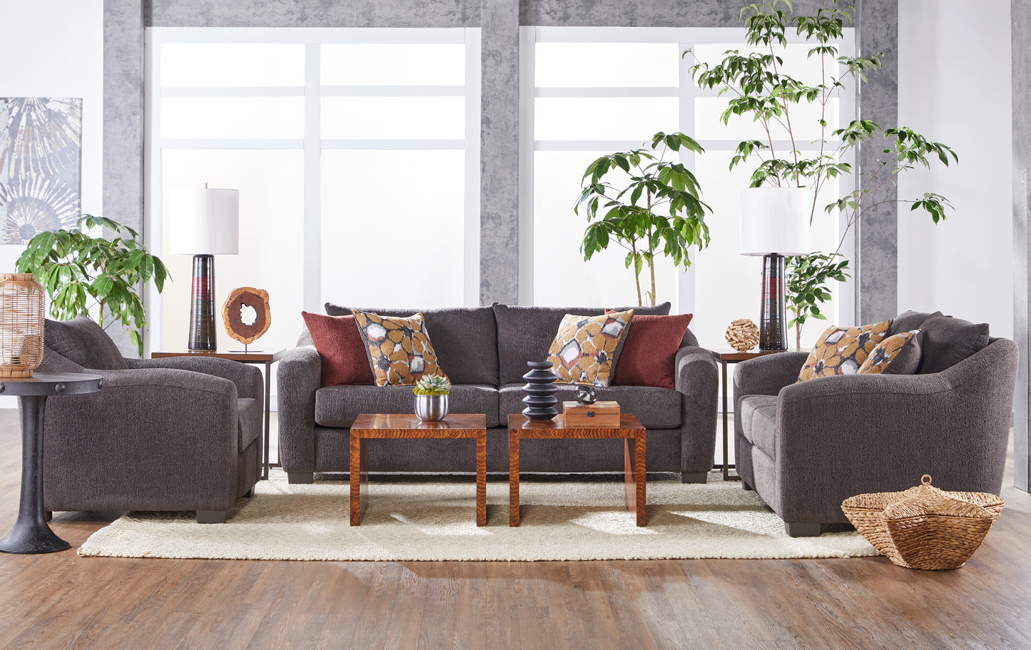 Merino Tundra Sofa and Loveseat