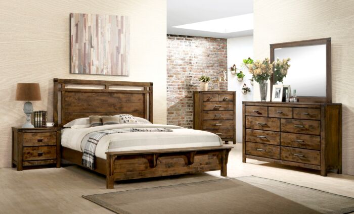 Curtis Bench Footboard Queen Bedroom Set