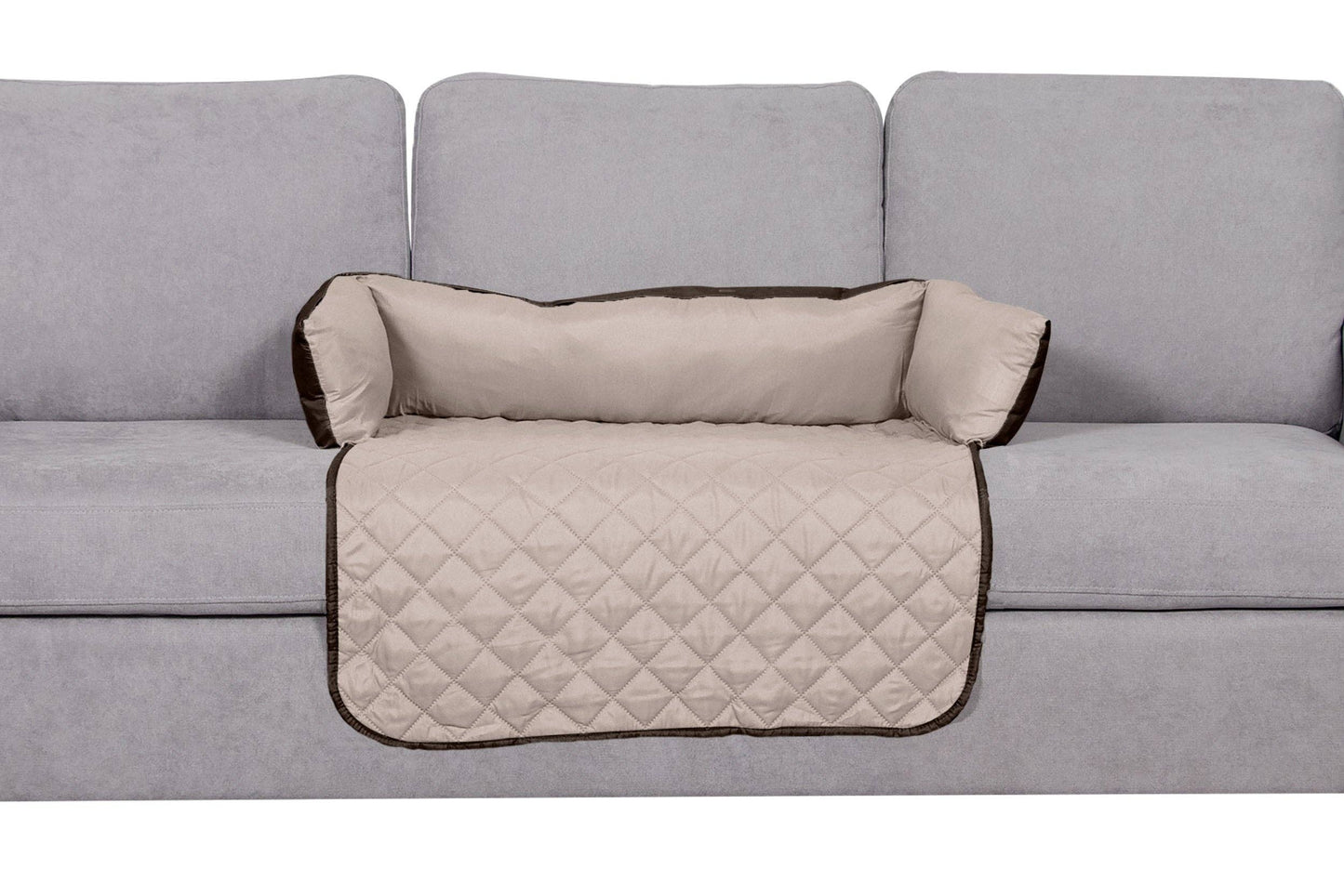 Sofa Buddy Pet Bed Furniture Cover: Medium / Gray/Mist