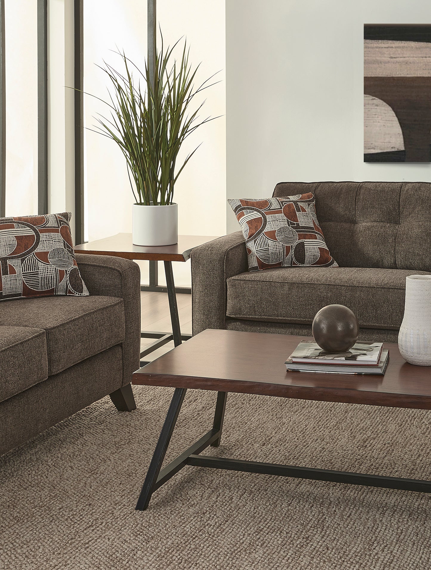Fairlane Hazel Sofa and Loveseat