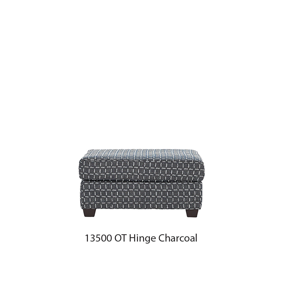 Lilou Denim Charcoal Sofa and Loveseat