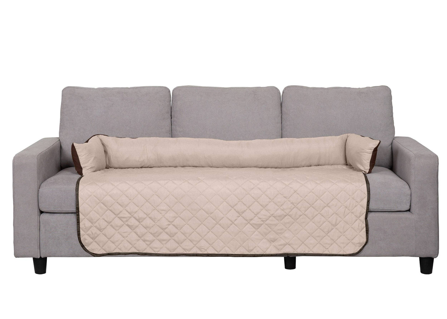 Sofa Buddy Pet Bed Furniture Cover: Medium / Gray/Mist