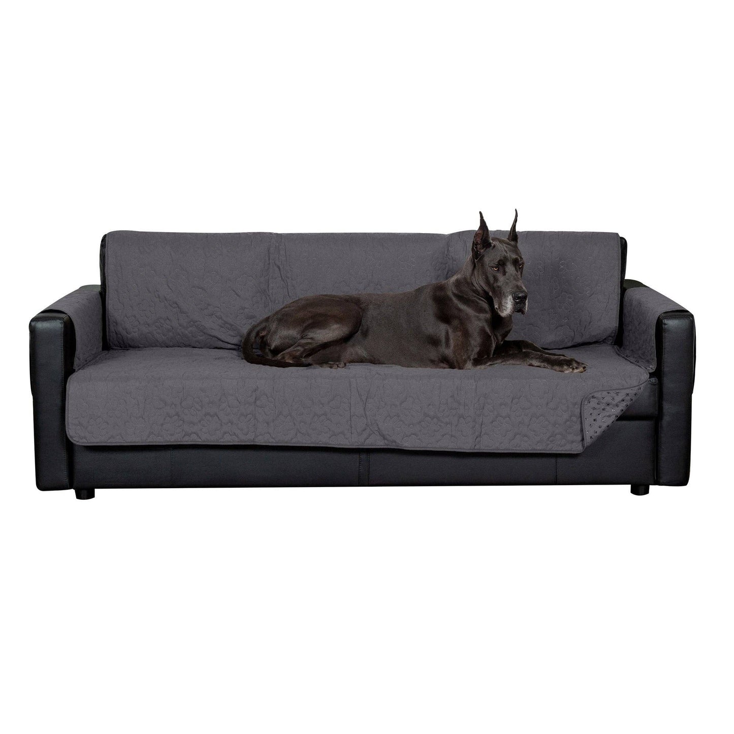 Non-Skid Back Waterproof Furniture Protector: Sofa / Gray
