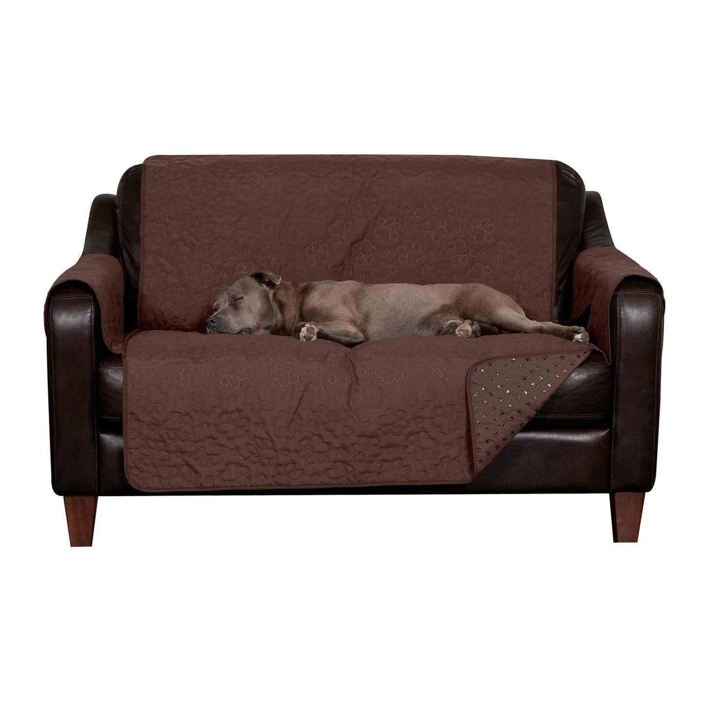 Non-Skid Back Waterproof Furniture Protector: Loveseat / Gray