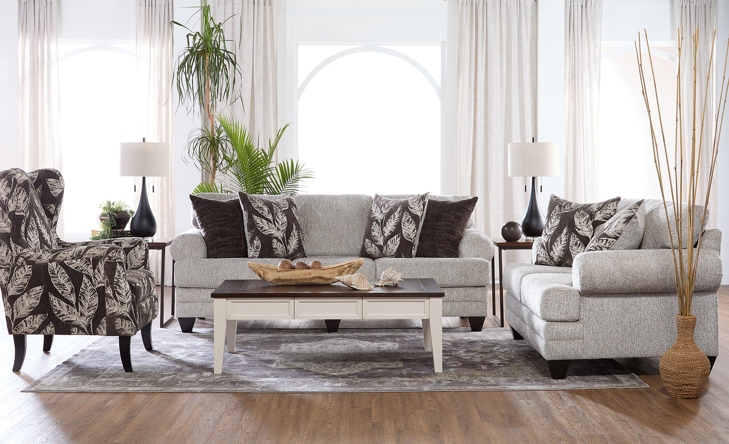 Marley Cloud Sofa and Loveseat
