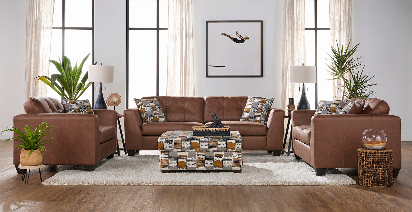 Mylo Timber Sofa and Loveseat