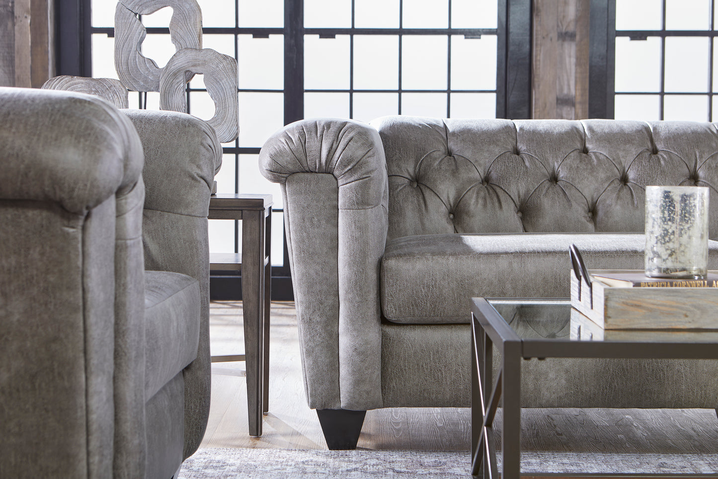 Goliath Mica Sofa and Loveseat