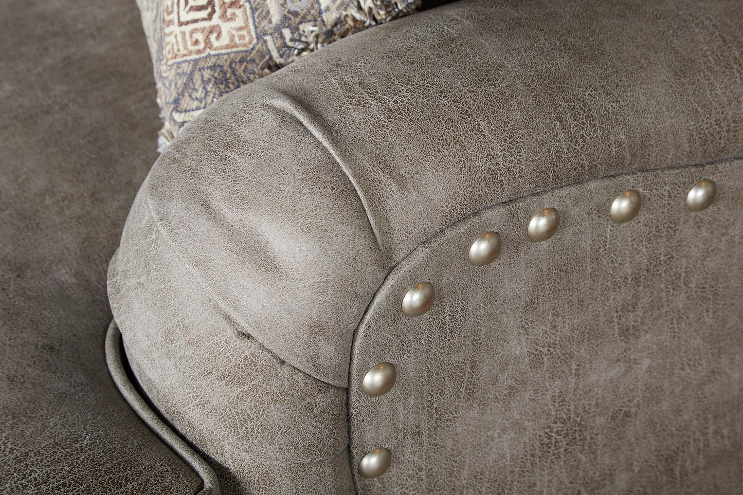 English Gray Accent Chair