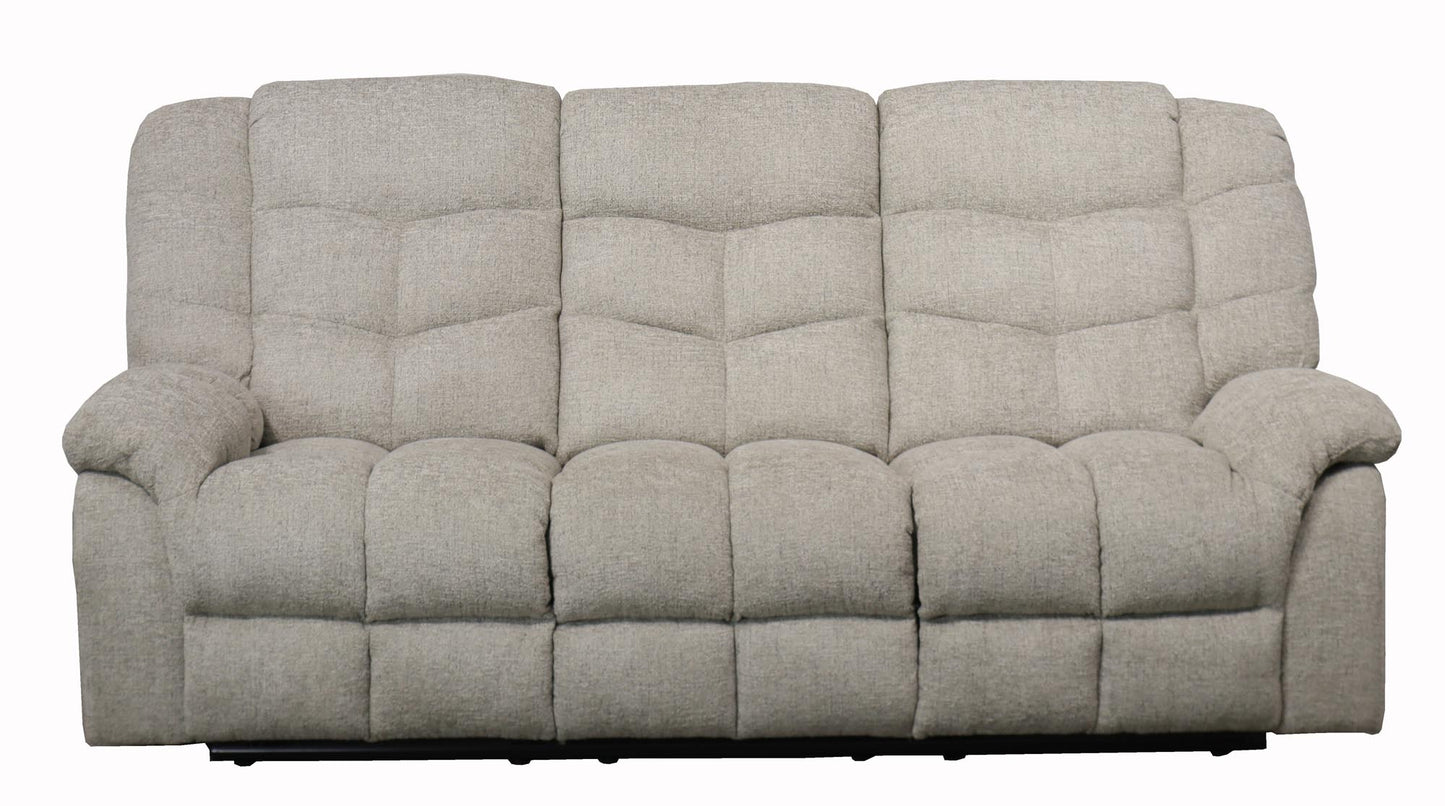 Pewter Reclining Sofa and Matching Reclining Loveseat
