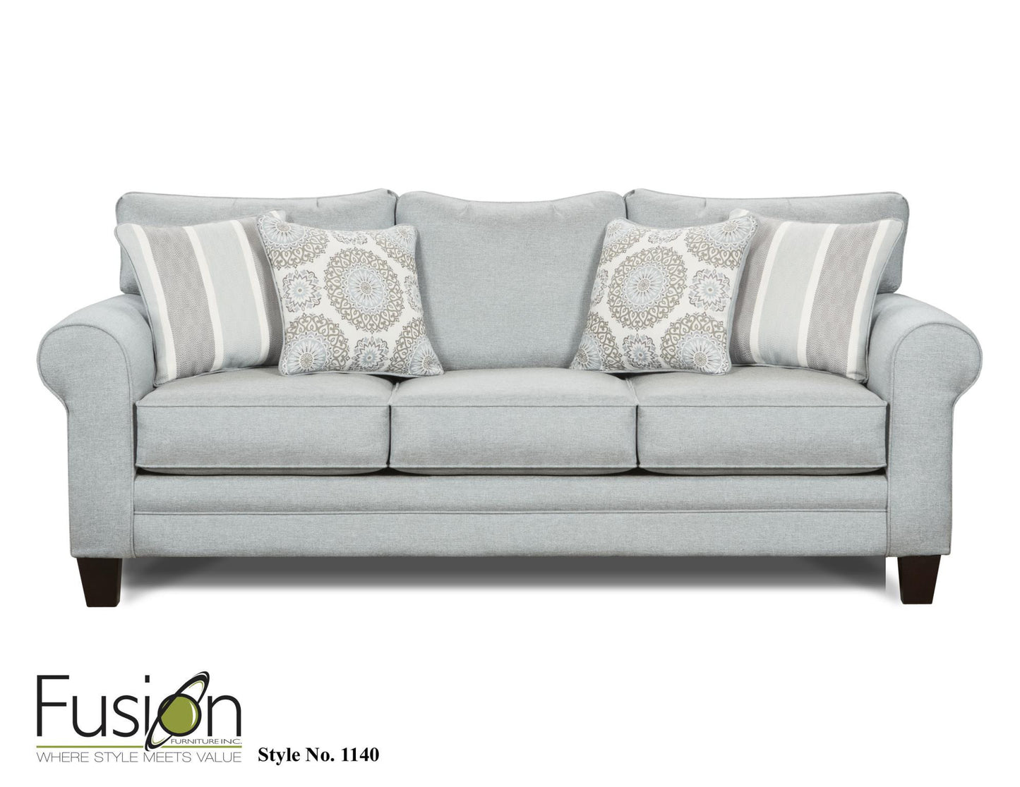 Coastal Mist Sofa and Loveseat