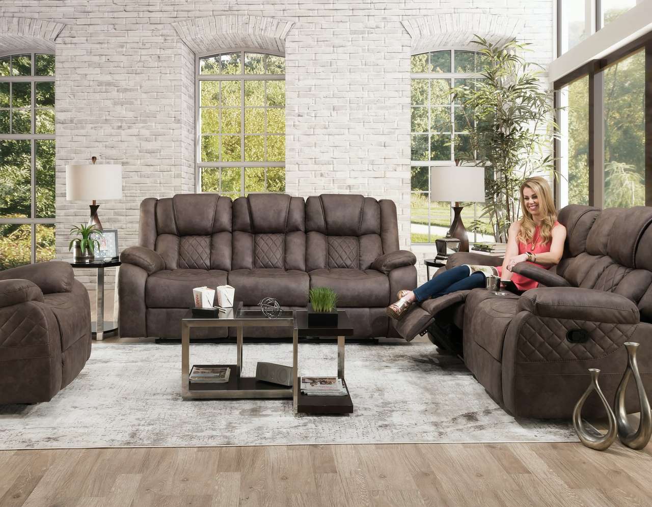 Commander discount reclining sofa