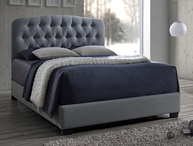 Smoke Gray Platform Bed