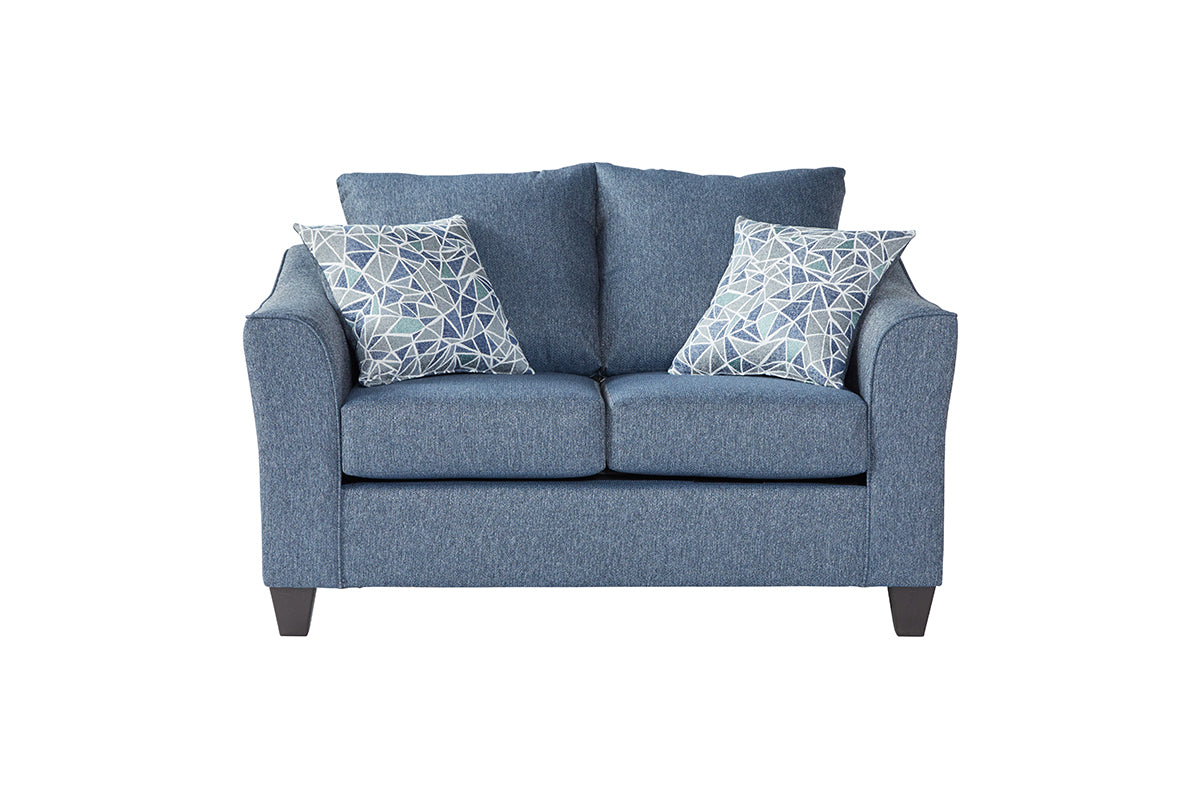 Cobalt Blue Sofa and Loveseat
