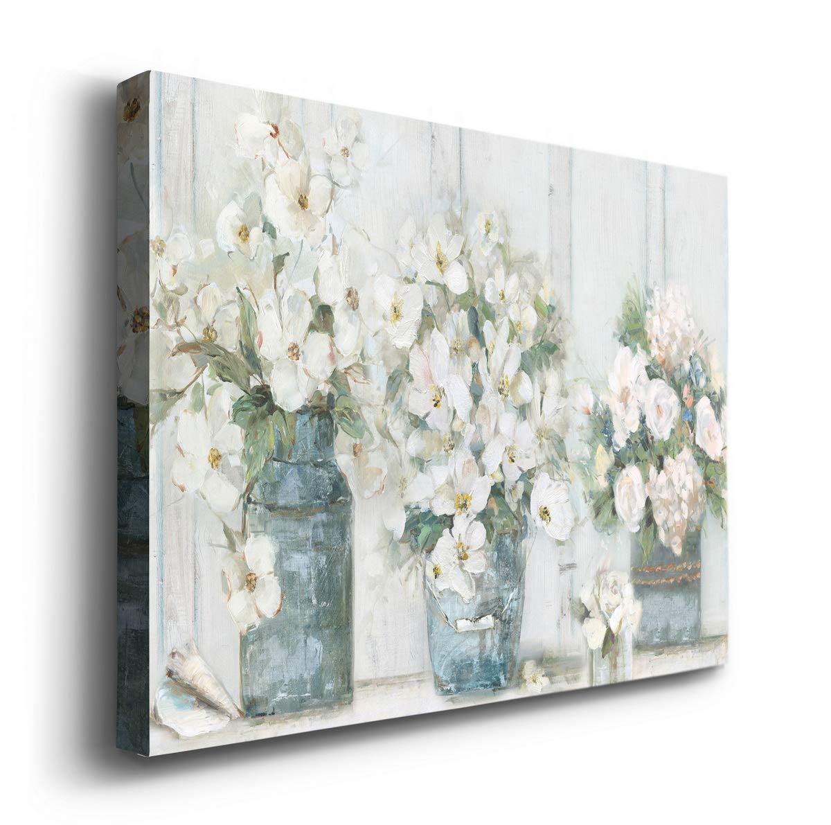 WEXFORD HOME Landscape Canvas Wall Art Abstract Floral Forest Modern Pictures Artwork Decoration for Living Room Kitchen Bathroom Office, Ready to Hang