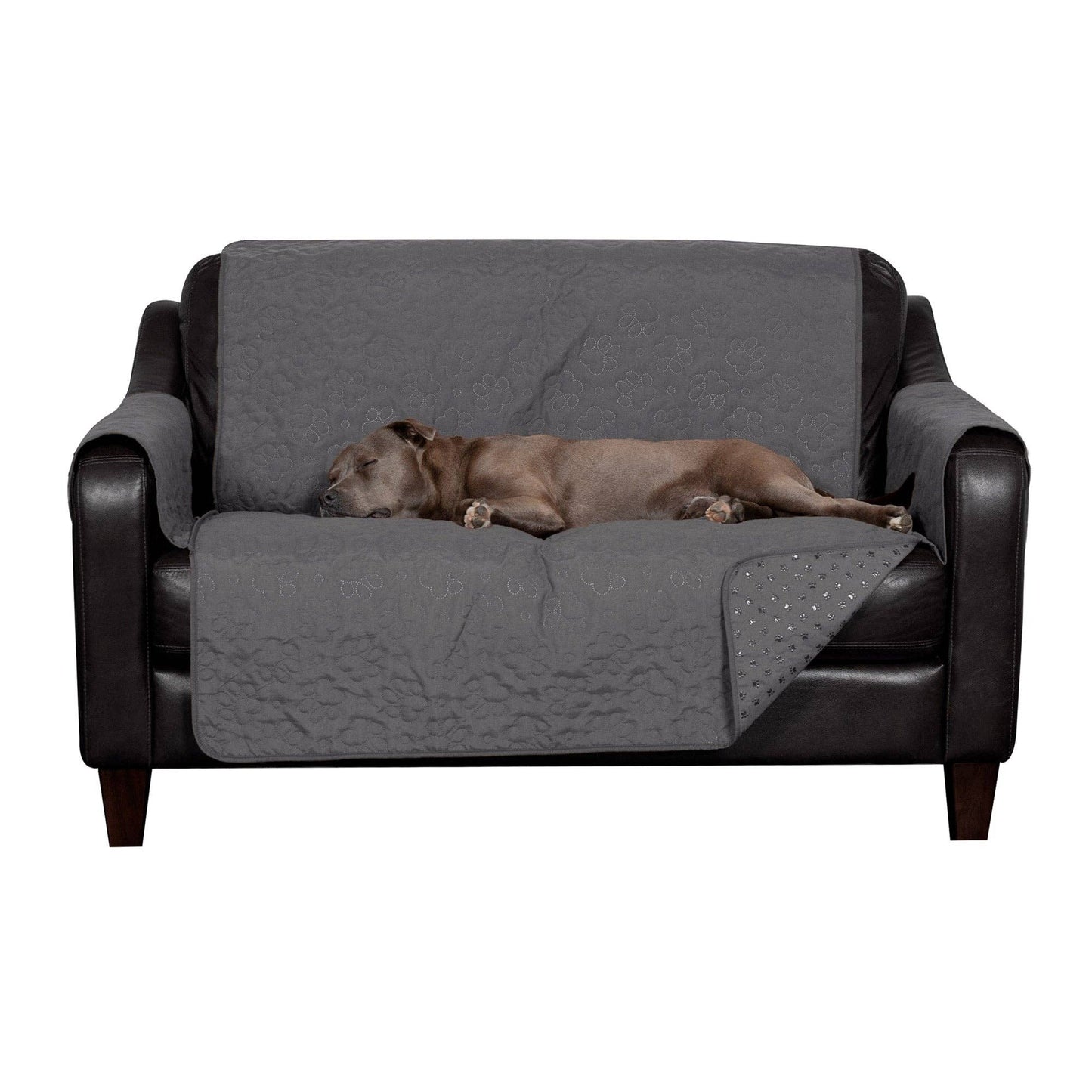 Non-Skid Back Waterproof Furniture Protector: Loveseat / Gray