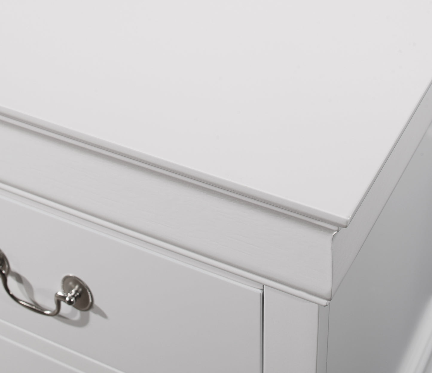 White King Size Sleigh Bedroom Set