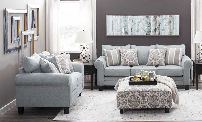 Stationary Sofa and Loveseats