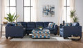 Mylo Marine Blue 2 pc. Tufted Sectional
