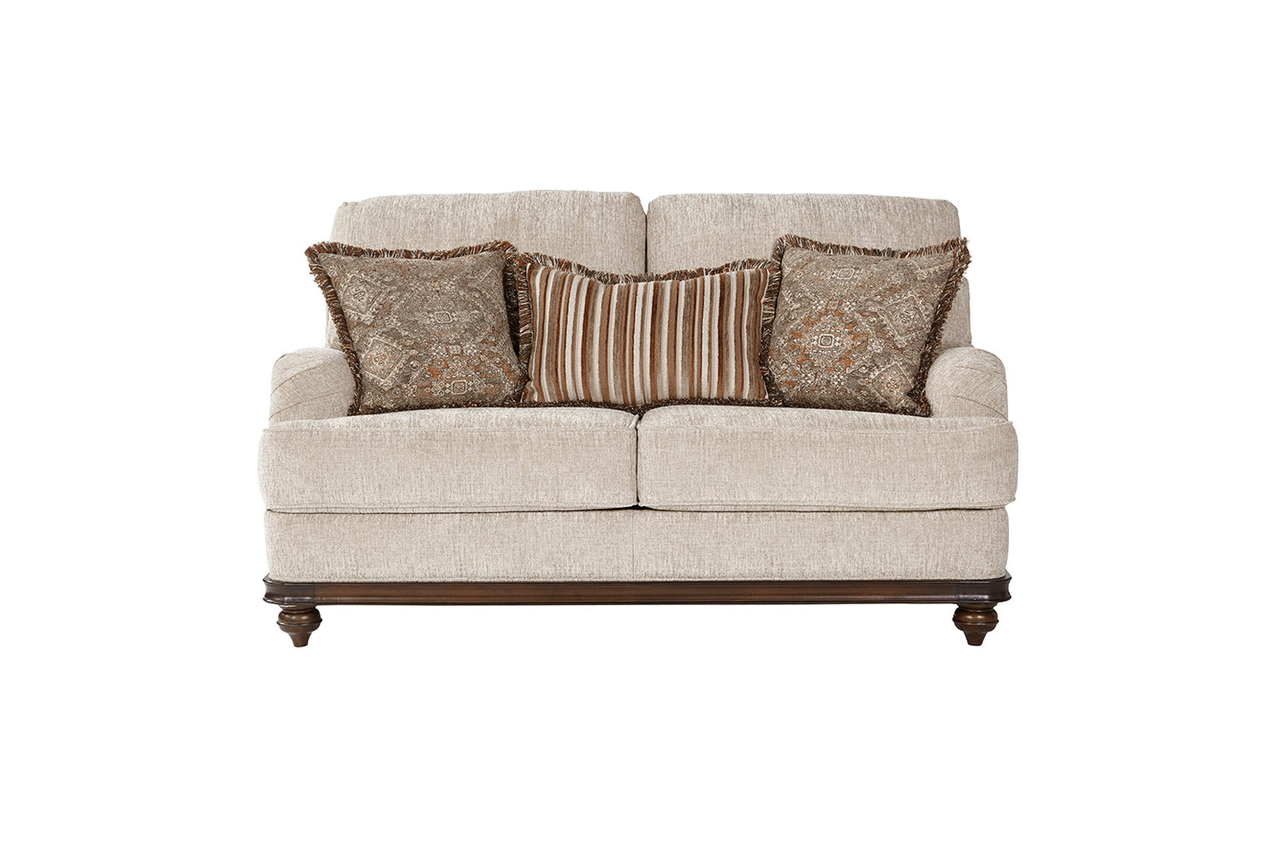 Cycle Hay Wood Front Sofa and Loveseat