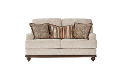 Cycle Hay Wood Front Sofa and Loveseat