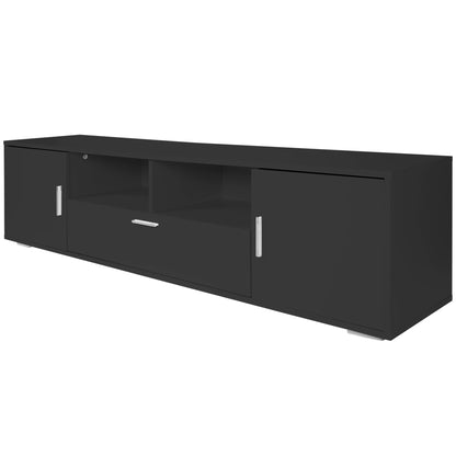 Modern TV stand with LED Lights Entertainment Center TV cabinet with Storage for Up to 75 inch for Gaming Living Room Bedroom