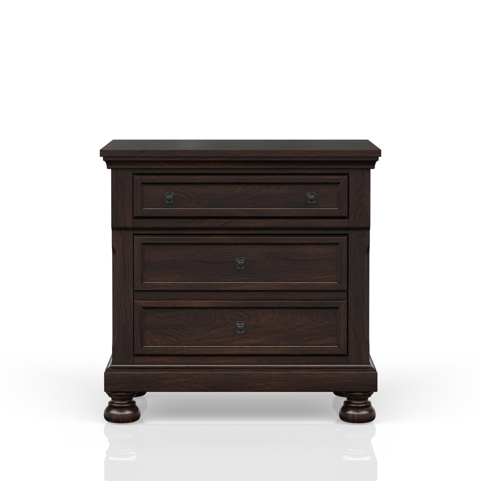 Prescott Cherry Storage Queen Sleigh Bedroom Set
