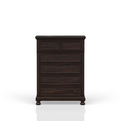 Prescott Cherry Storage Queen Sleigh Bedroom Set