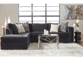 Ultimate Ebony and Ivory Chaise Sectional