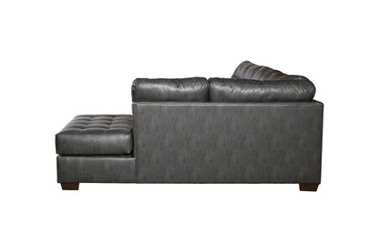 Closeout Cinder Gray Right Front Chaise Sectional